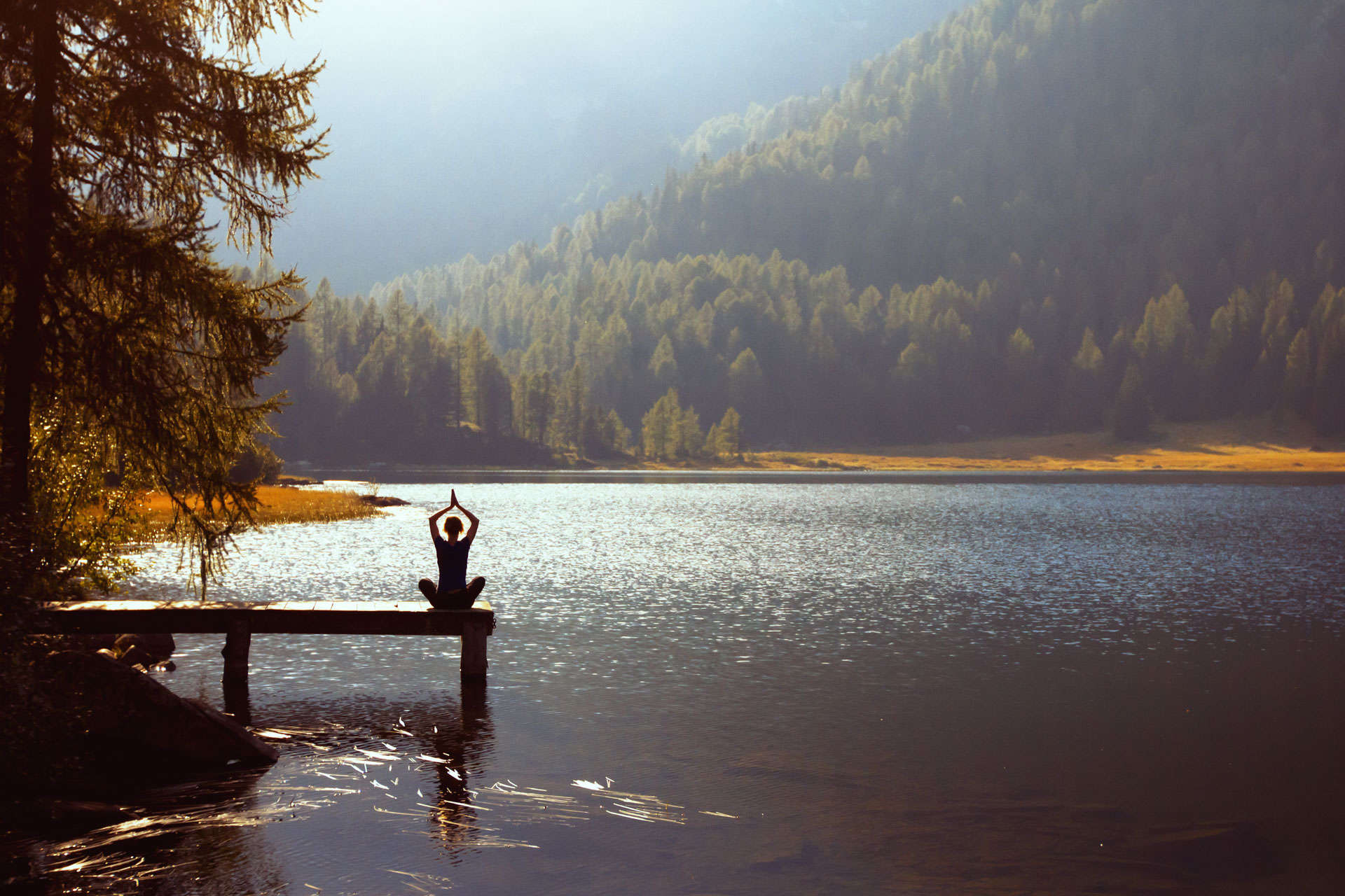 Frauen Yoga Meditation